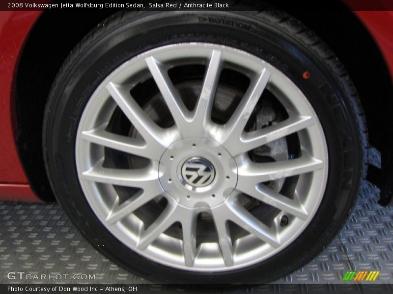 Salsa Red / Anthracite Black 2008 Volkswagen Jetta Wolfsburg Edition Sedan