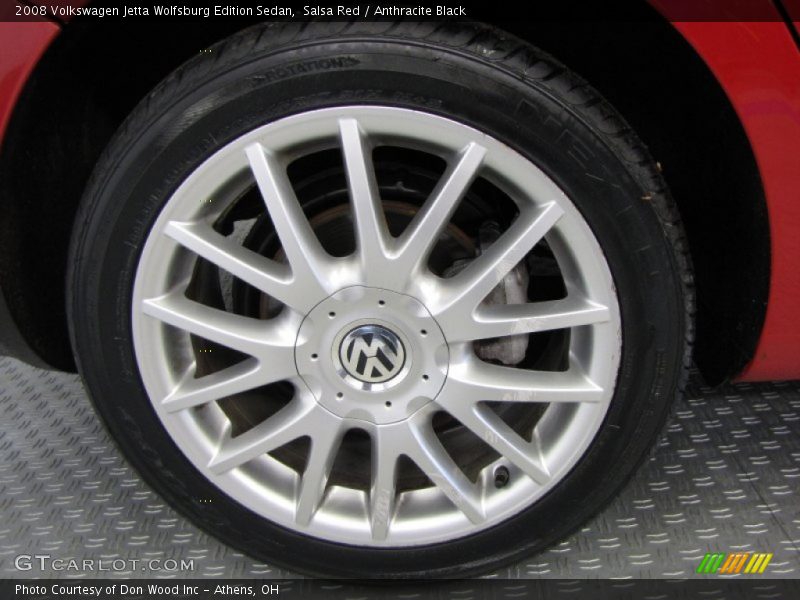 Salsa Red / Anthracite Black 2008 Volkswagen Jetta Wolfsburg Edition Sedan