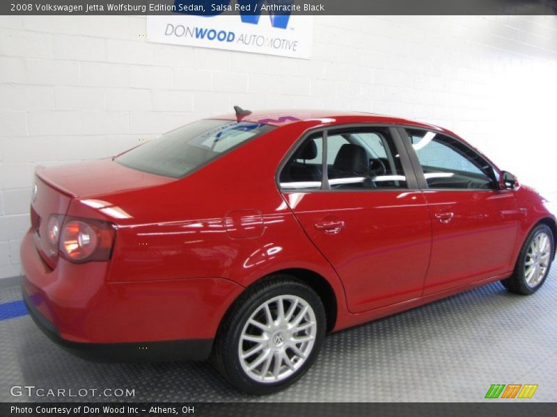 Salsa Red / Anthracite Black 2008 Volkswagen Jetta Wolfsburg Edition Sedan