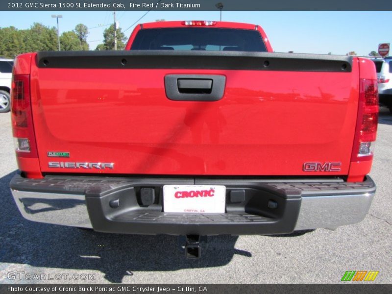 Fire Red / Dark Titanium 2012 GMC Sierra 1500 SL Extended Cab