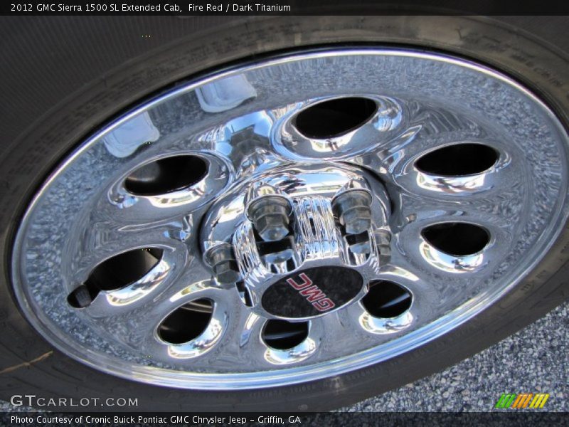 Fire Red / Dark Titanium 2012 GMC Sierra 1500 SL Extended Cab