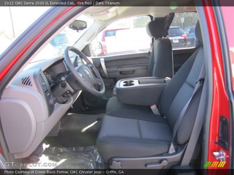 Fire Red / Dark Titanium 2012 GMC Sierra 1500 SL Extended Cab