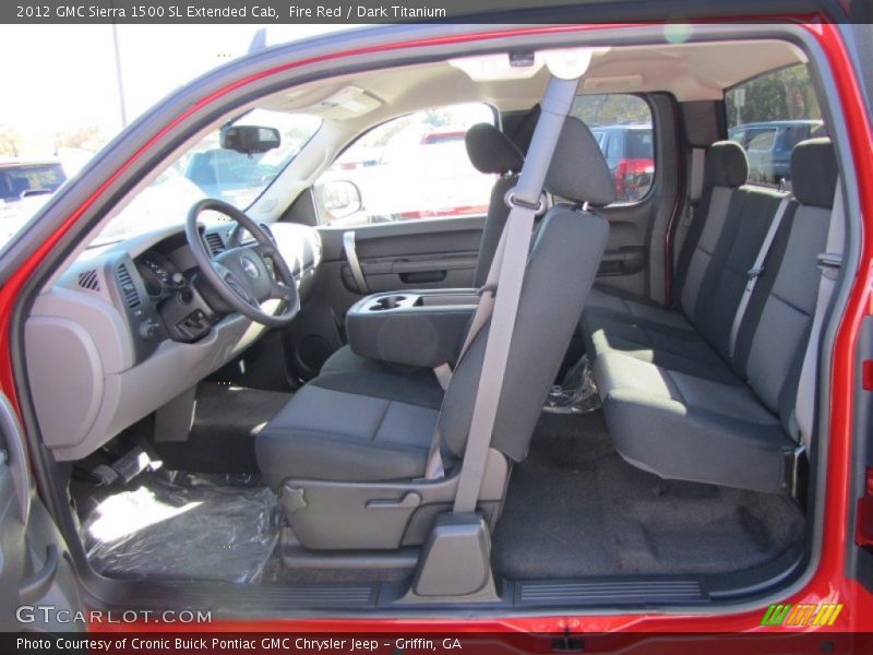 Fire Red / Dark Titanium 2012 GMC Sierra 1500 SL Extended Cab