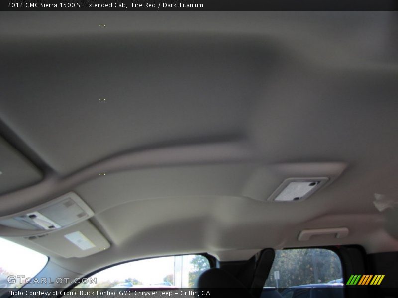 Fire Red / Dark Titanium 2012 GMC Sierra 1500 SL Extended Cab