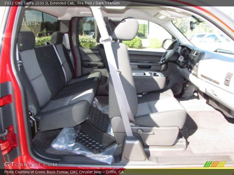 Fire Red / Dark Titanium 2012 GMC Sierra 1500 SL Extended Cab