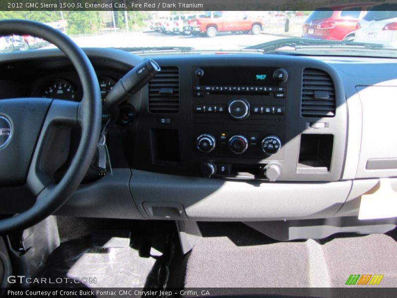 Fire Red / Dark Titanium 2012 GMC Sierra 1500 SL Extended Cab