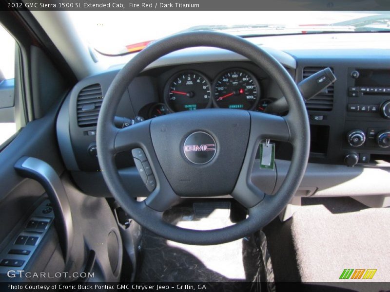 Fire Red / Dark Titanium 2012 GMC Sierra 1500 SL Extended Cab