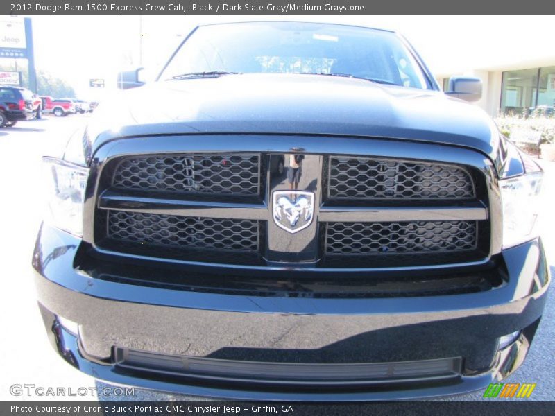 Black / Dark Slate Gray/Medium Graystone 2012 Dodge Ram 1500 Express Crew Cab
