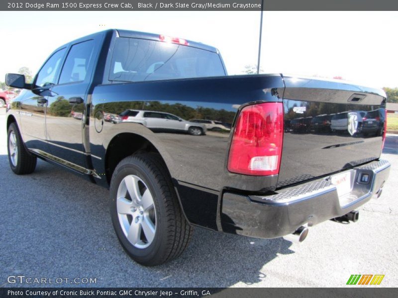 Black / Dark Slate Gray/Medium Graystone 2012 Dodge Ram 1500 Express Crew Cab