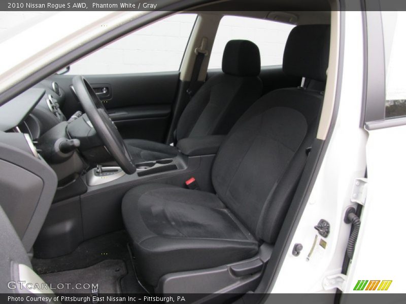 Phantom White / Gray 2010 Nissan Rogue S AWD