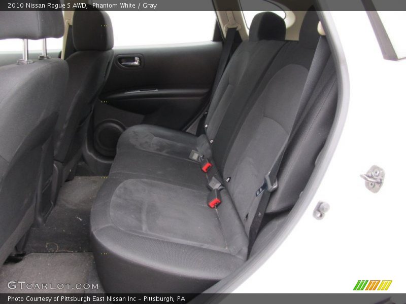 Phantom White / Gray 2010 Nissan Rogue S AWD