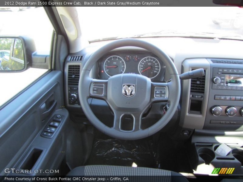 Black / Dark Slate Gray/Medium Graystone 2012 Dodge Ram 1500 Express Crew Cab