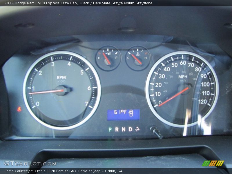  2012 Ram 1500 Express Crew Cab Express Crew Cab Gauges