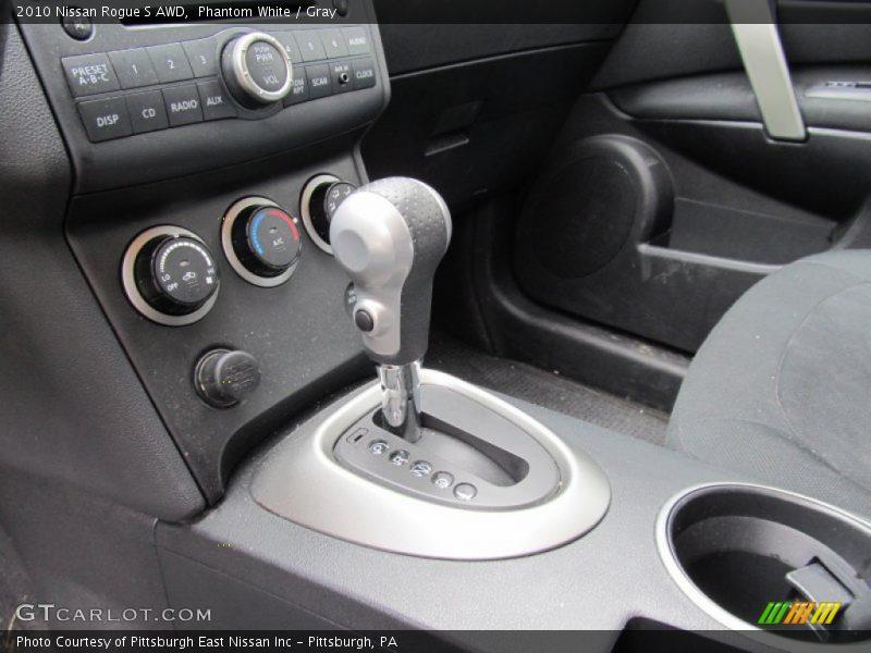 Phantom White / Gray 2010 Nissan Rogue S AWD