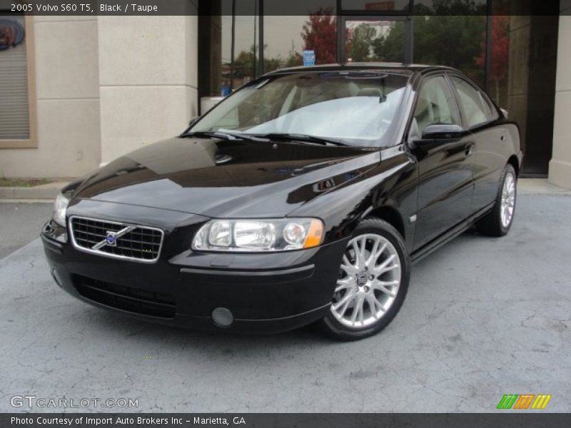 Black / Taupe 2005 Volvo S60 T5