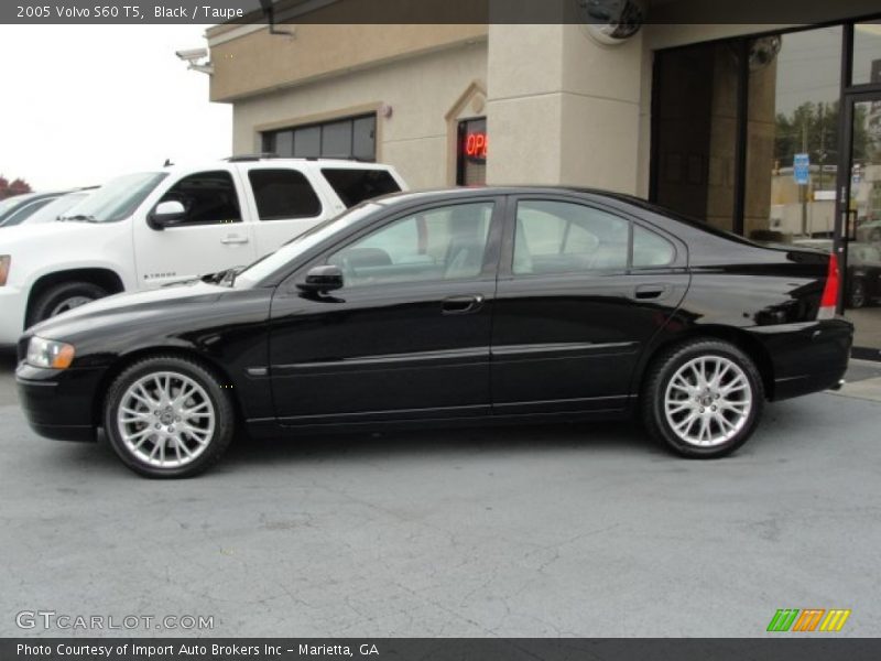 Black / Taupe 2005 Volvo S60 T5