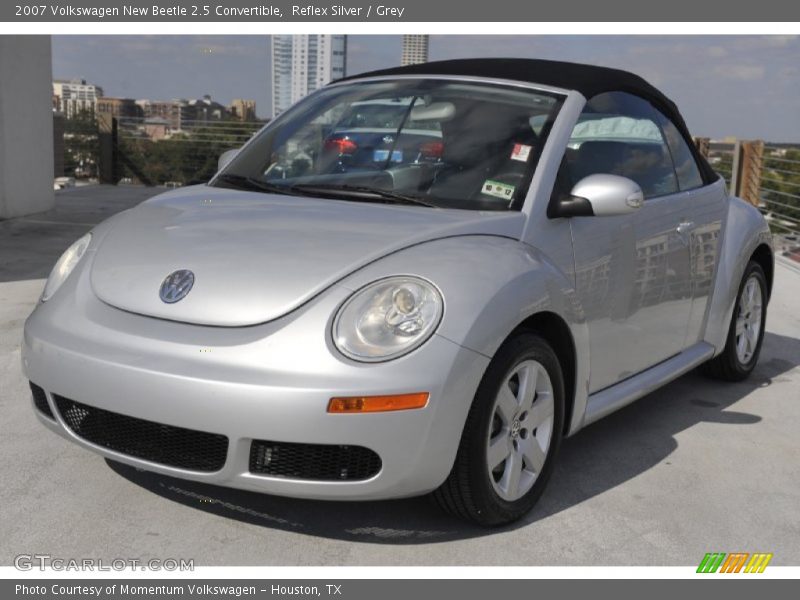 Reflex Silver / Grey 2007 Volkswagen New Beetle 2.5 Convertible
