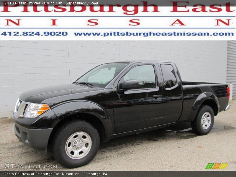 Super Black / Steel 2010 Nissan Frontier XE King Cab