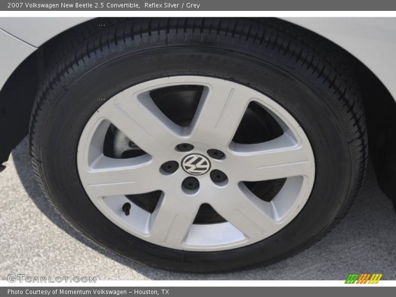 Reflex Silver / Grey 2007 Volkswagen New Beetle 2.5 Convertible