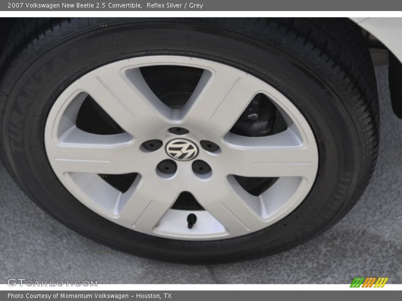 Reflex Silver / Grey 2007 Volkswagen New Beetle 2.5 Convertible