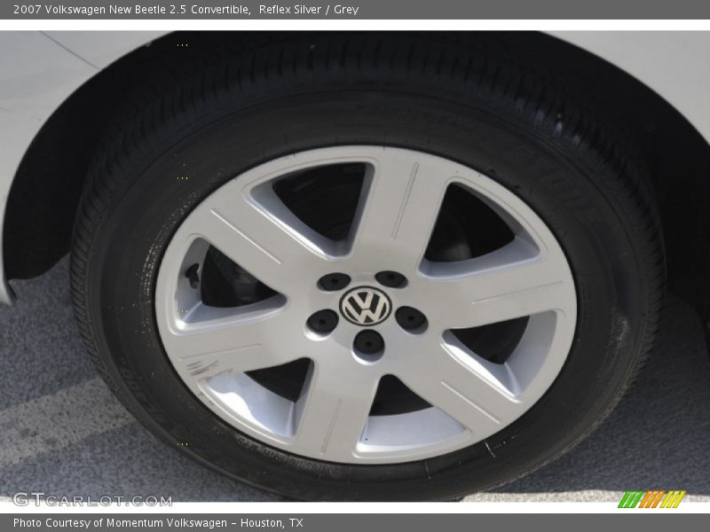 Reflex Silver / Grey 2007 Volkswagen New Beetle 2.5 Convertible