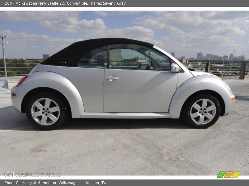 Reflex Silver / Grey 2007 Volkswagen New Beetle 2.5 Convertible