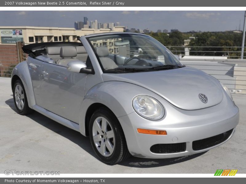 Reflex Silver / Grey 2007 Volkswagen New Beetle 2.5 Convertible