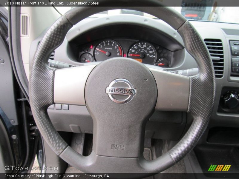 Super Black / Steel 2010 Nissan Frontier XE King Cab