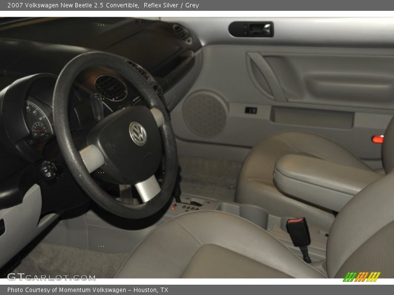 Reflex Silver / Grey 2007 Volkswagen New Beetle 2.5 Convertible