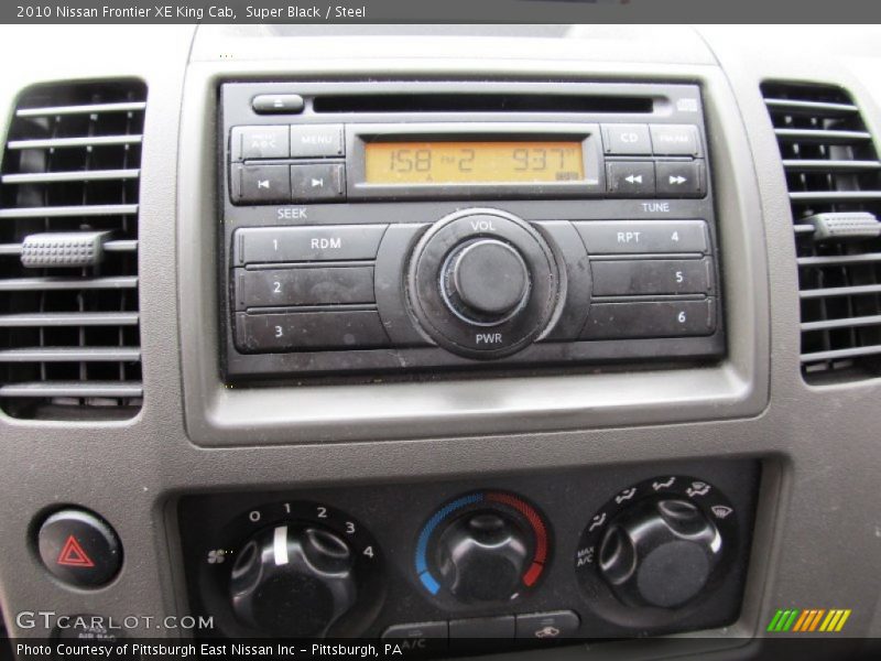 Super Black / Steel 2010 Nissan Frontier XE King Cab