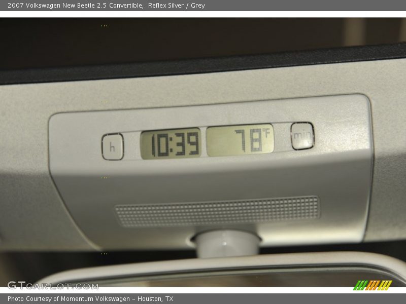 Reflex Silver / Grey 2007 Volkswagen New Beetle 2.5 Convertible