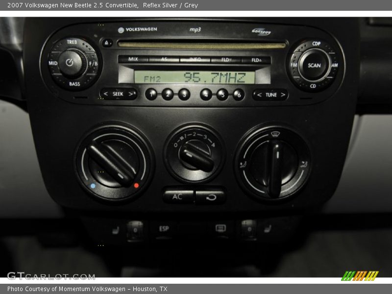 Reflex Silver / Grey 2007 Volkswagen New Beetle 2.5 Convertible