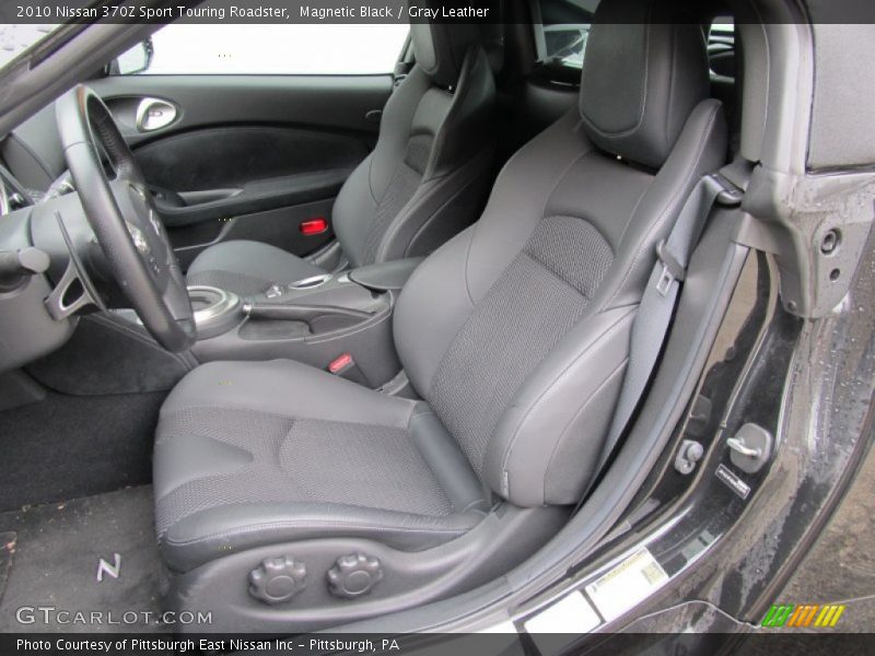  2010 370Z Sport Touring Roadster Gray Leather Interior