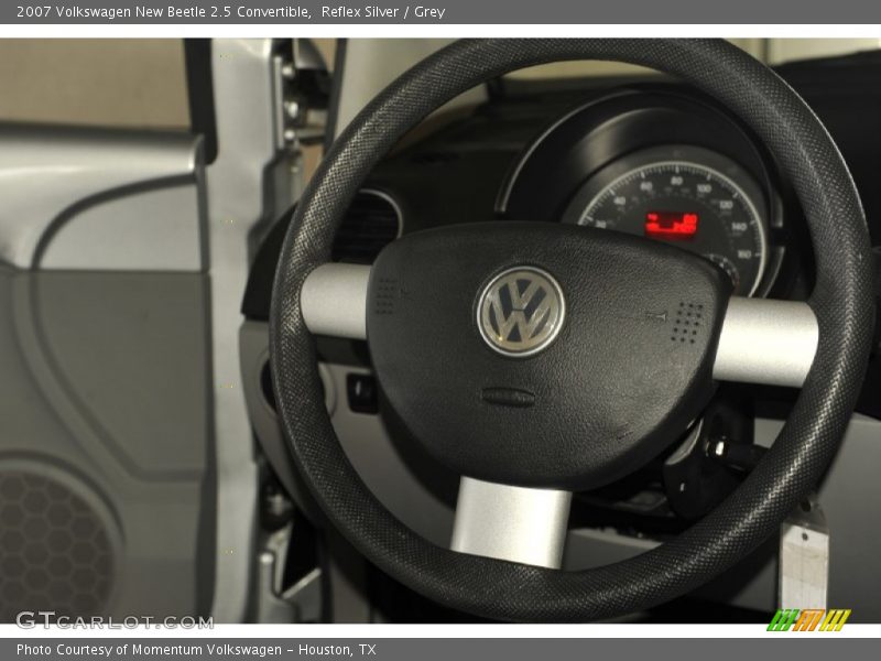 Reflex Silver / Grey 2007 Volkswagen New Beetle 2.5 Convertible