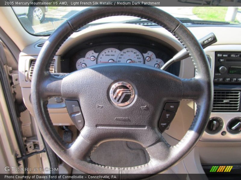 Light French Silk Metallic / Medium Dark Parchment 2005 Mercury Mountaineer V6 AWD