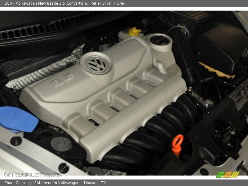 Reflex Silver / Grey 2007 Volkswagen New Beetle 2.5 Convertible