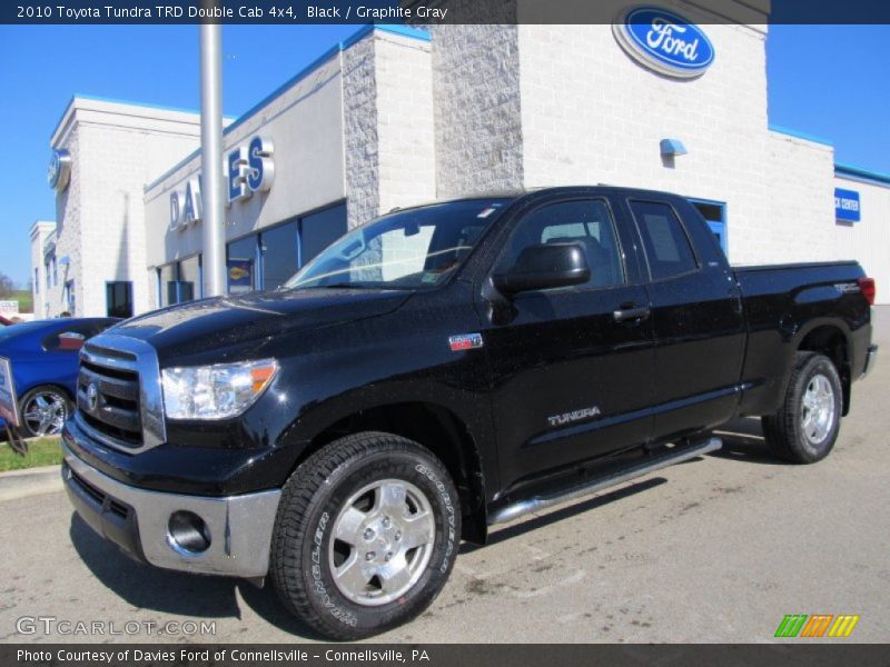 Black / Graphite Gray 2010 Toyota Tundra TRD Double Cab 4x4