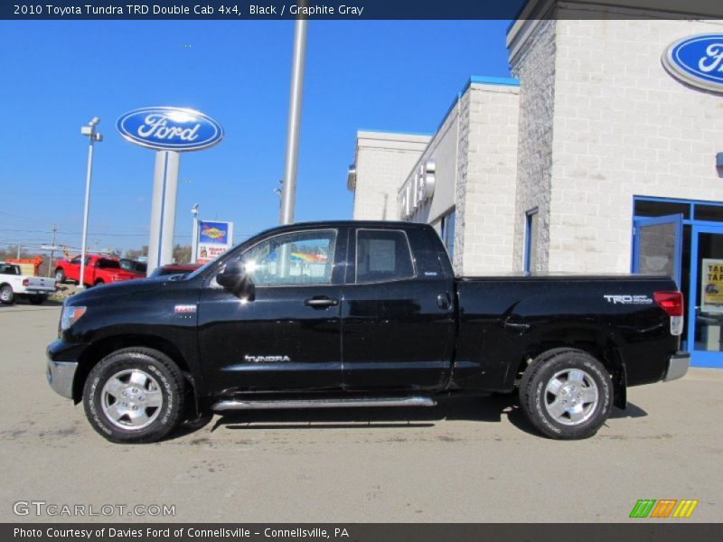 Black / Graphite Gray 2010 Toyota Tundra TRD Double Cab 4x4