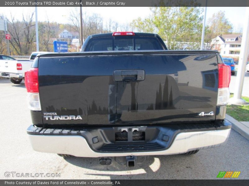 Black / Graphite Gray 2010 Toyota Tundra TRD Double Cab 4x4