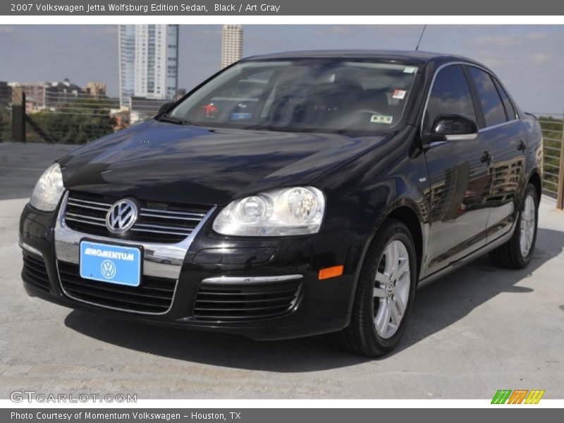 Black / Art Gray 2007 Volkswagen Jetta Wolfsburg Edition Sedan