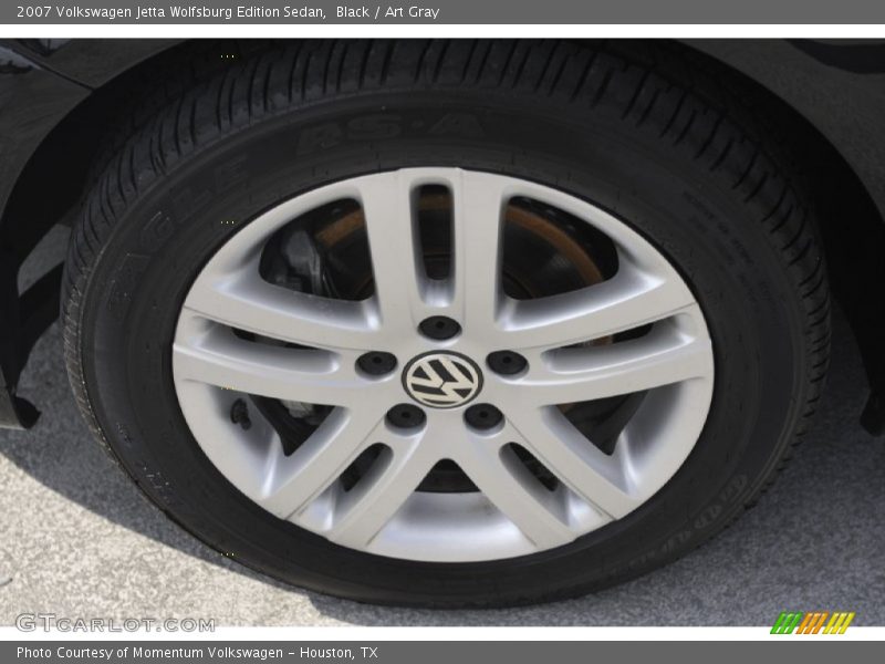 Black / Art Gray 2007 Volkswagen Jetta Wolfsburg Edition Sedan