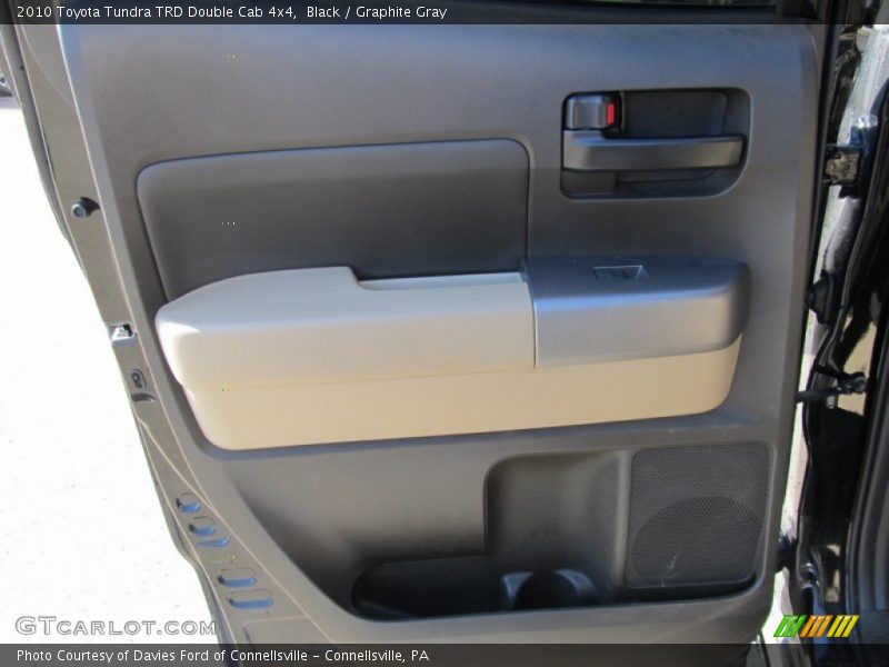 Black / Graphite Gray 2010 Toyota Tundra TRD Double Cab 4x4