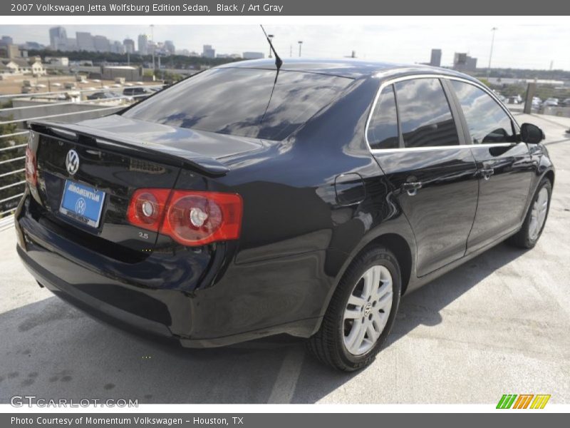Black / Art Gray 2007 Volkswagen Jetta Wolfsburg Edition Sedan