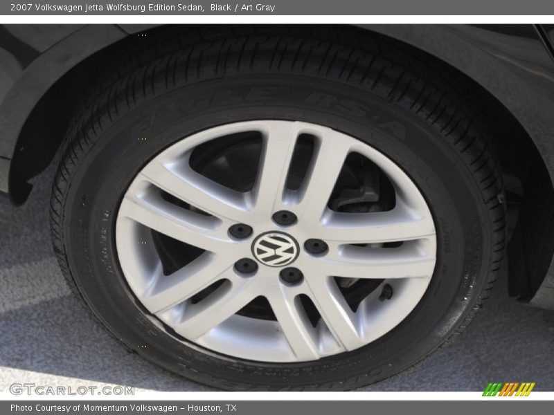 Black / Art Gray 2007 Volkswagen Jetta Wolfsburg Edition Sedan