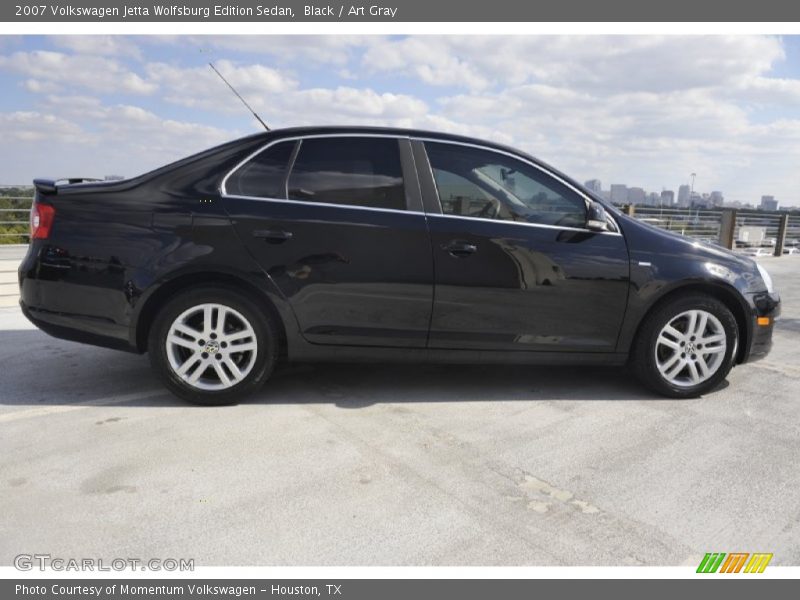 Black / Art Gray 2007 Volkswagen Jetta Wolfsburg Edition Sedan