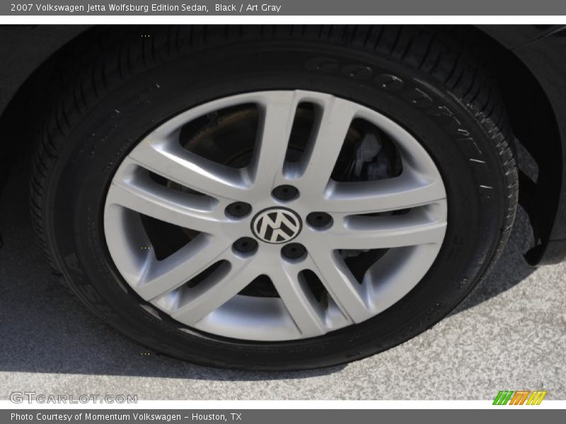 Black / Art Gray 2007 Volkswagen Jetta Wolfsburg Edition Sedan