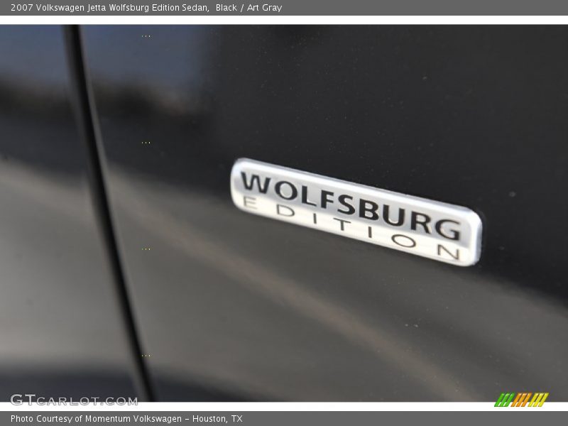 Black / Art Gray 2007 Volkswagen Jetta Wolfsburg Edition Sedan