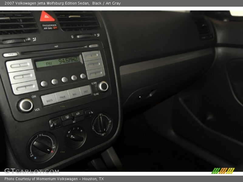 Black / Art Gray 2007 Volkswagen Jetta Wolfsburg Edition Sedan