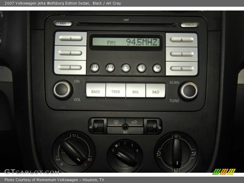 Black / Art Gray 2007 Volkswagen Jetta Wolfsburg Edition Sedan