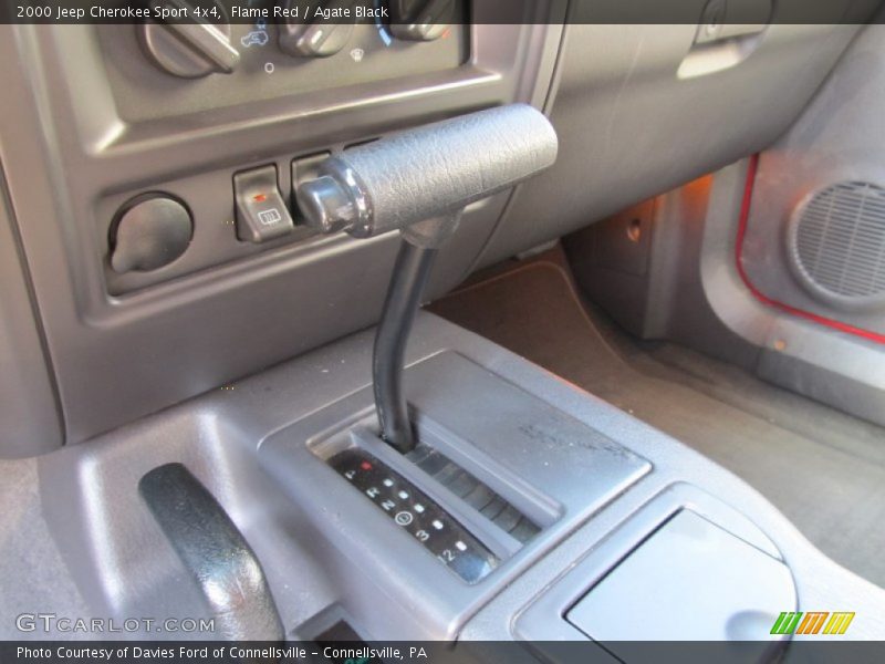 Flame Red / Agate Black 2000 Jeep Cherokee Sport 4x4